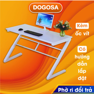 Bàn học sinh bàn làm việc gỗ chân sắt chữ Z cao cấp
