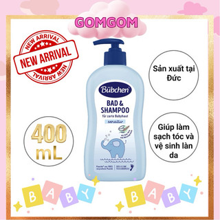 Sữa tắm gội trẻ em 2in1 Bubchen lô hội và protein lúa mì 400ml