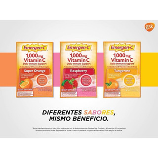 Gói bột sủi vitamin c tăng cường sữc đề kháng emergen-c immune 1000mg