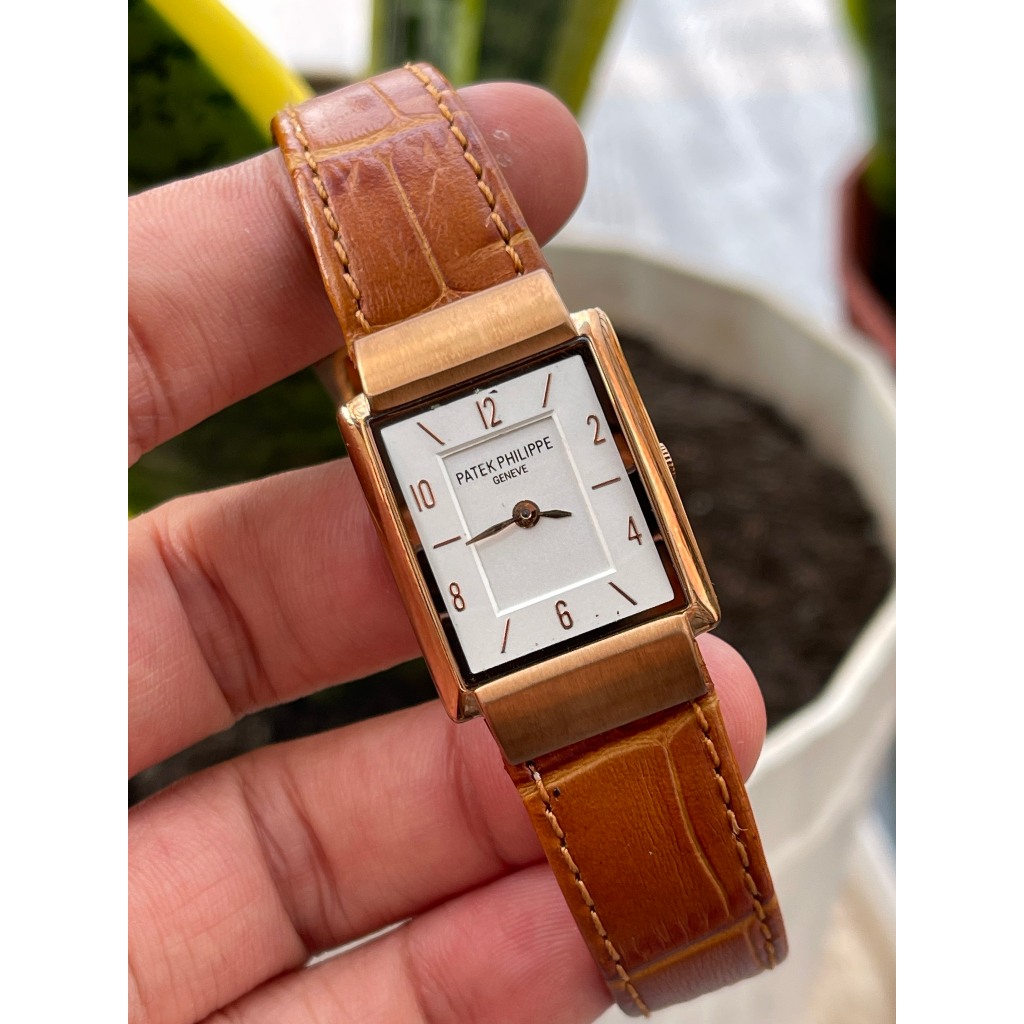 Đồng hồ nữ Patek-Philip 2 kim chạy pin hàng Si