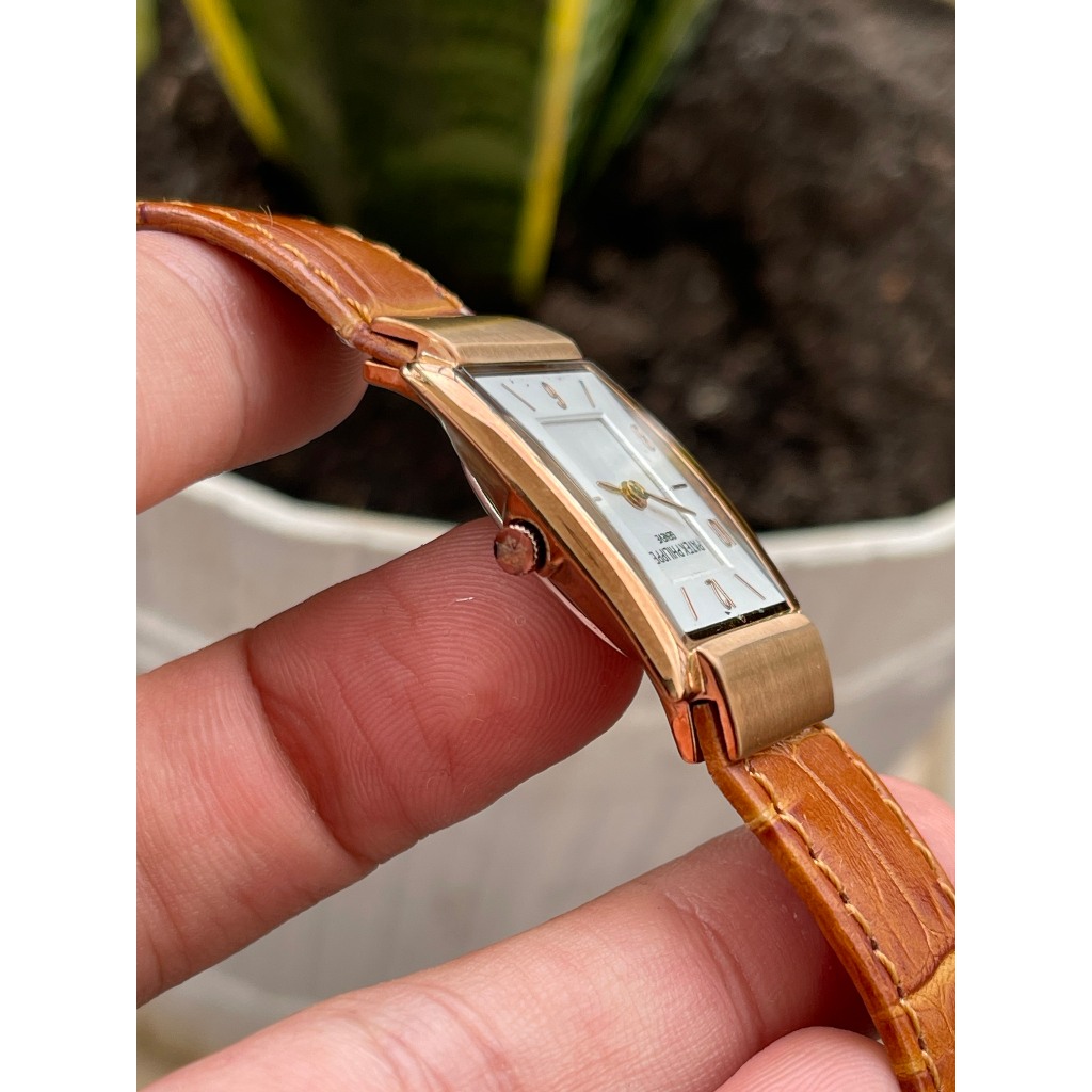 Đồng hồ nữ Patek-Philip 2 kim chạy pin hàng Si