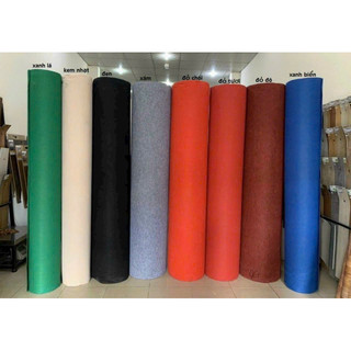  Thảm nỉ trải sàn lót sàn phòng khách phòng ngủ văn phòng thảm dầy 3mm khổ rộng 2m hàng loại 1 