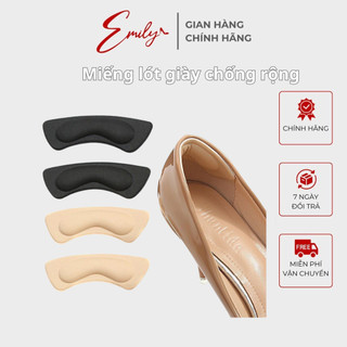 Miếng lót giày chống rộng, miếng lót gót giày bảo vệ gót sau 4D cao cấp, miếng dán bảo vệ gót chân Emily