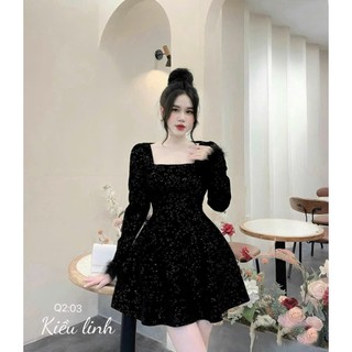 Đâm dạ hội tay dài DS