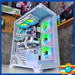 Thùng máy case centaur nova | đen,trắng không fan