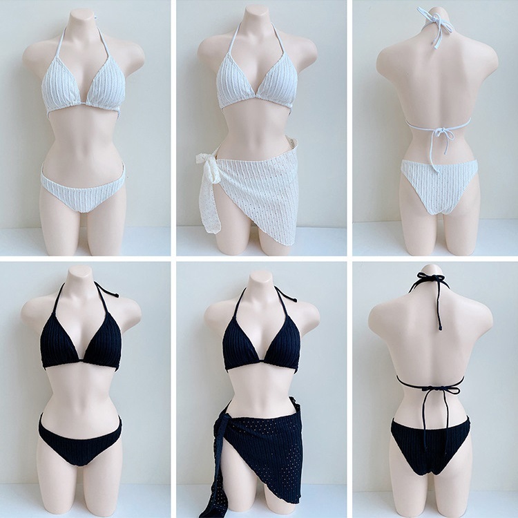 Set Bikini đi biển kèm khăn choàng Quảng Châu Cao Cấp, đồ bơi nữ, đồ đi biển mẫu mới 2025 | BigBuy360 - bigbuy360.vn
