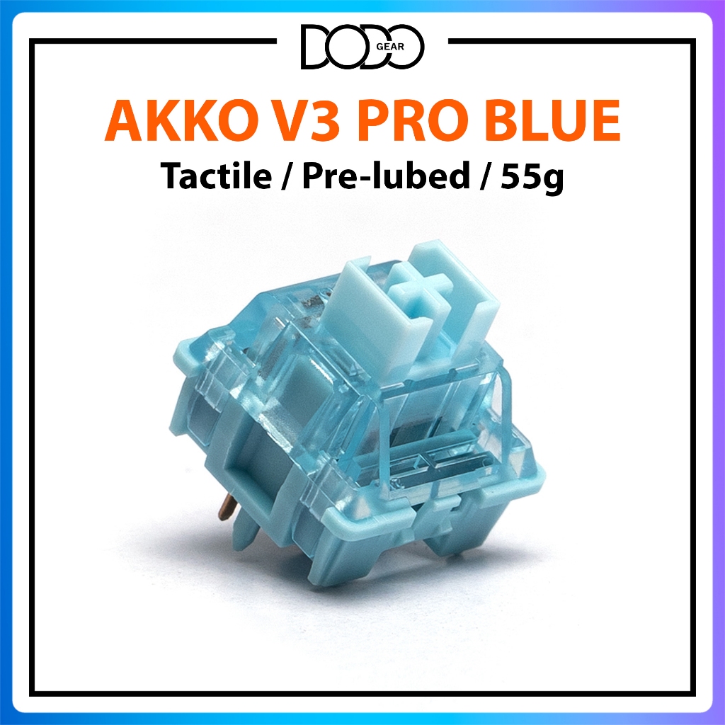 Switch Akko Cream V3 Pro Yellow Blue Piano Silent Fairy Linear Penguin Tactile Switch Akko Cream Yellow Blue DoDo Gear | BigBuy360 - bigbuy360.vn