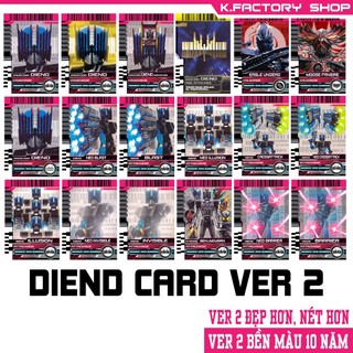 Card kamen rider diend đọc được - card chuẩn màu, in nét, không phai màu