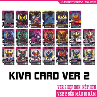 Card kamen rider kiva đọc được - card chuẩn màu, in nét, không phai màu