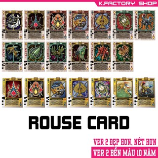 Thẻ rouse card trong kamen rider blade - card chuẩn màu, in nét, không phai màu