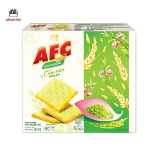 Bánh quy dinh dưỡng afc vị cốm non, hộp 109g/261g