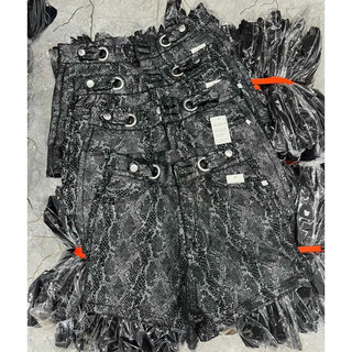 Quần short kaki lưng cao co dãn phối khoen eo ❤️❤️❤️