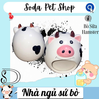 Nhà Ngủ Sứ Bò Cho Hamster