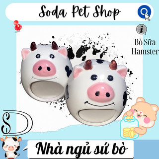 Nhà Ngủ Sứ Bò Cho Hamster