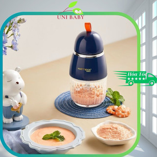 Máy xay ăn dặm Hattiecs 8 lưỡi và 6 lưỡi dao cho bé dung tích 0,3L hàng chuẩn bảo hành 12 tháng