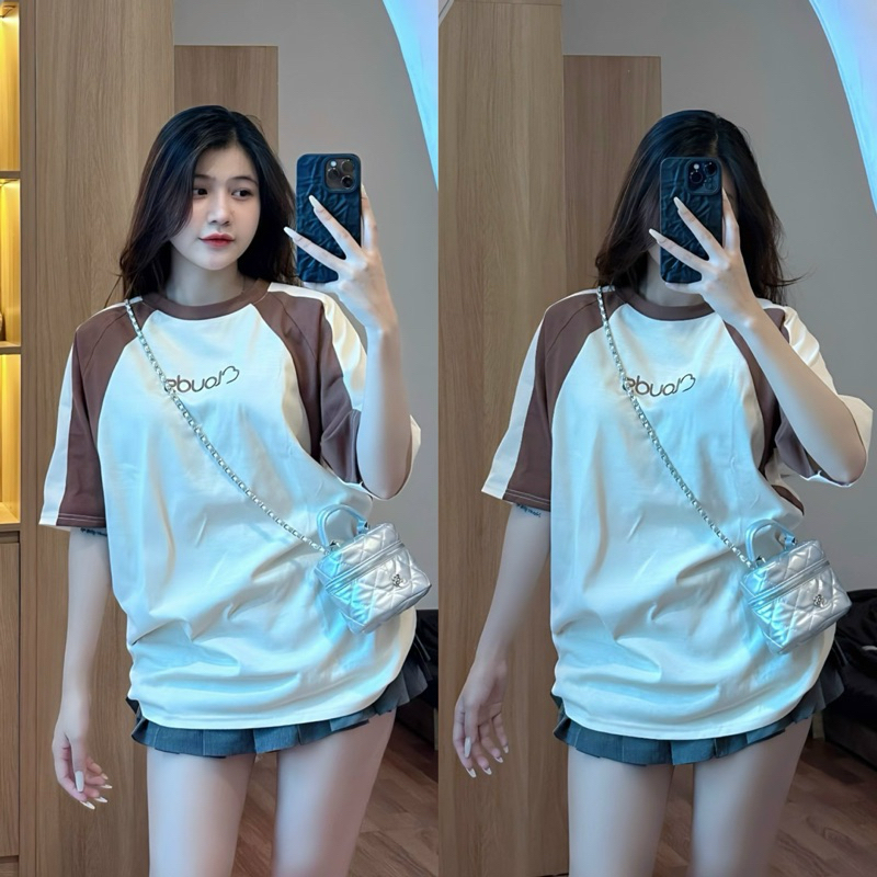 Áo thun tay lỡ 3158 Cloud thêu phối form rộng chất cotton khô, áo phông unisex giá rẻ local brand phong cách GTM 2024