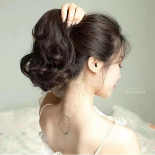 Tóc giả ngoặm xoăn dợn ngắn, mã N40
