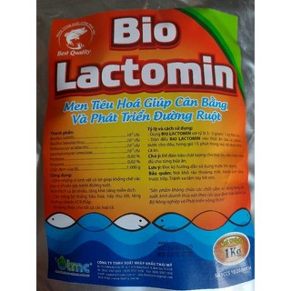 Men tiêu hóa cao cấp biolactomin cho lươn ếch cá baba .Gói 1kg) bổ sung men vi sinh, hỗ trợ tiêu hóa