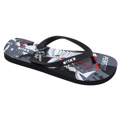 Dép quai kẹp nam Bita's DAILYM.02 (Đen + Navy + Xám)