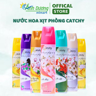 Nước hoa xịt phòng catchy cao cấp làm sạch không khí khử mùi ẩm mốc 370ml