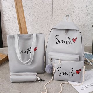 Balo Set 4 Món Nút Giữa Betyyomi Bag