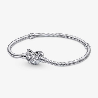 Vòng Tay bạc S925 Moments Pandora Khóa Bướm - Lắc tay bạc S925 Pan5028 Fullbox