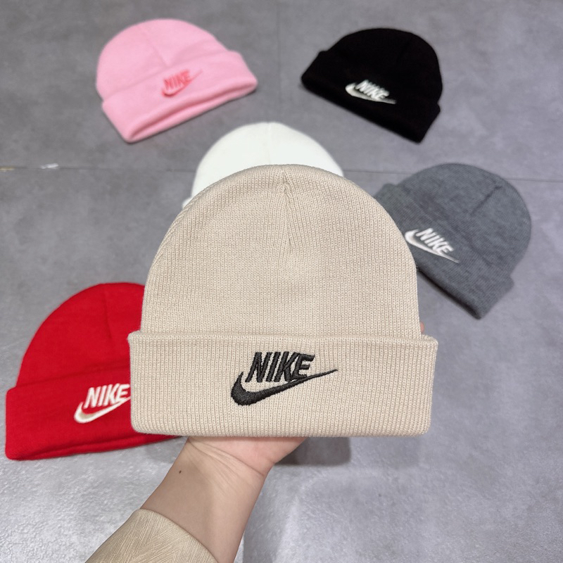 Mũ len nike dáng ngắn cho bé trai bé gái 3m-4Y
