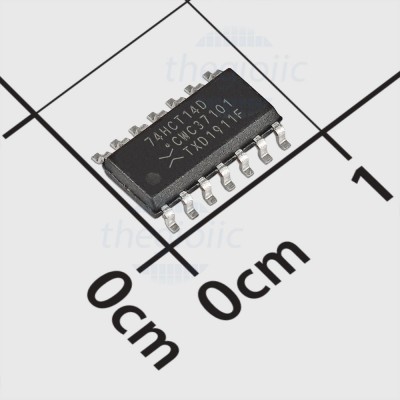 74HCT14D,653 IC Hex Schmitt Trigger Inverter, 14-SOIC//4
