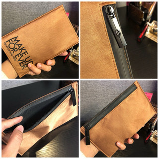 Ví mỏng clutch Make Up For Ever hàng gift tách set