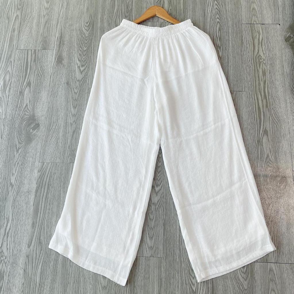 Quần suông đũi xước mềm 2 lớp