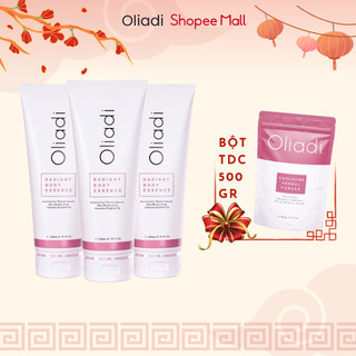 [COMBO 3 + QUÀ] Kem Dưỡng Trắng Da Toàn Thân Oliadi 200ml Nhiều Loại