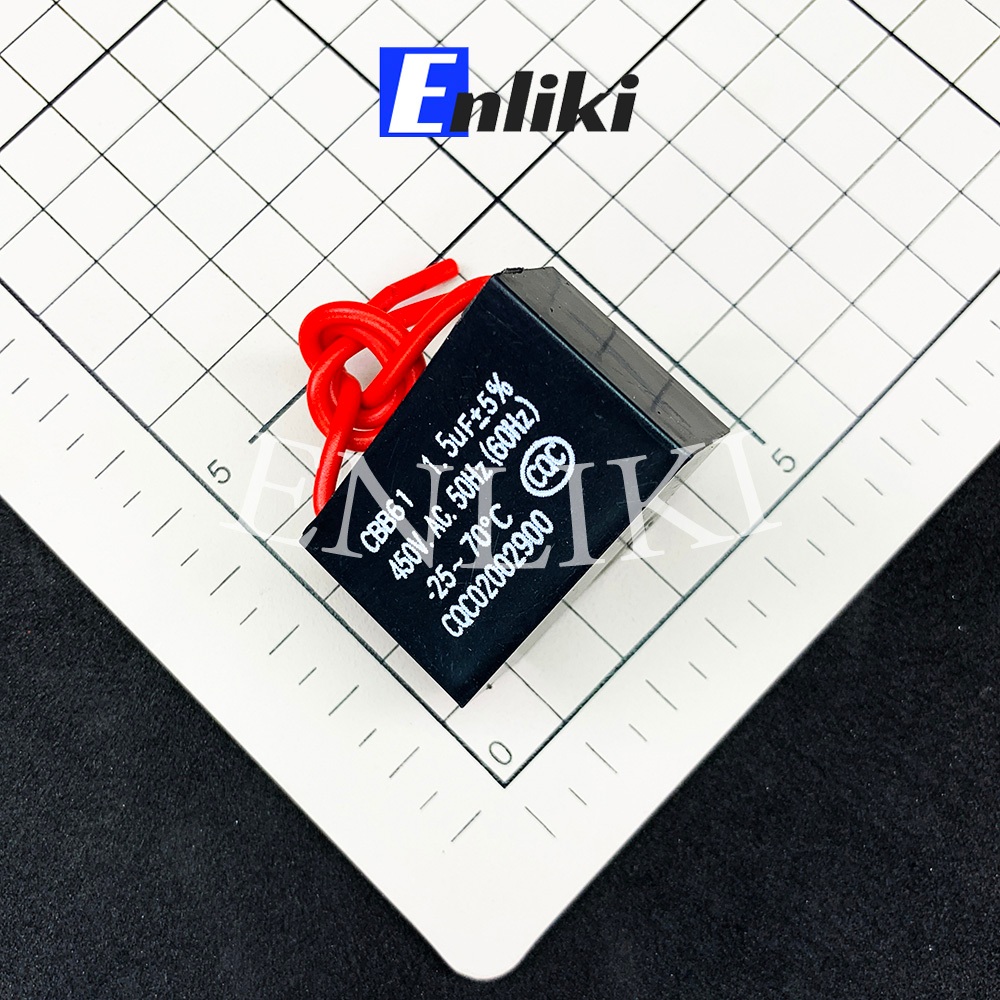[Mã ELHA22 giảm 5% đơn 300K] Tụ Quạt CBB 450VAC 1.5uF