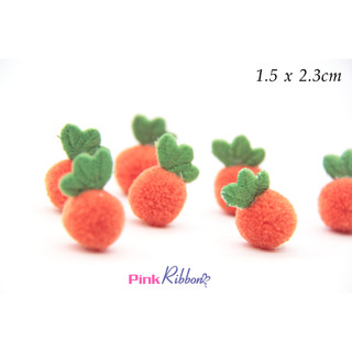 *[SET 5C] Charm bông len các mẫu, quả cherry len làm kẹp tóc, móc treo chìa khóa, diy, handmade