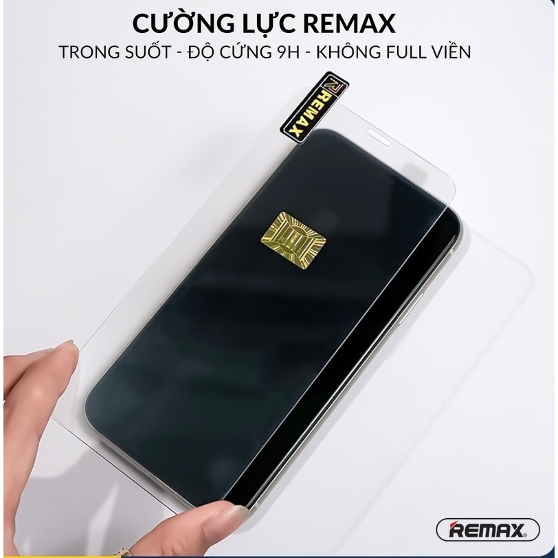 Kính Cường Lực REMAX Trong Suốt Không Viền Dành Cho iPhone 11 12 13 14 15 Pro Max