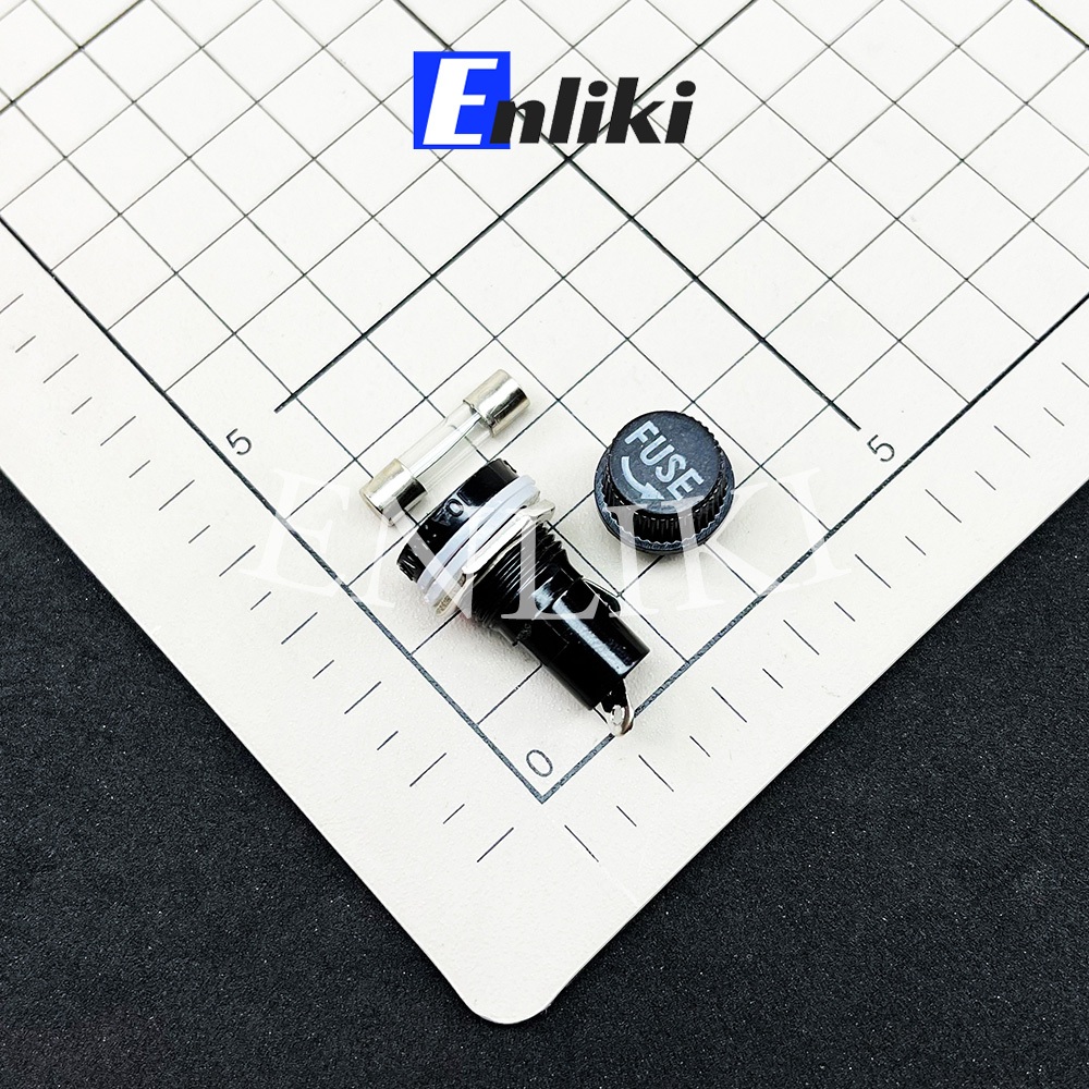 Cầu Chì 10A 5x20mm (Vỏ + Cầu Chì)