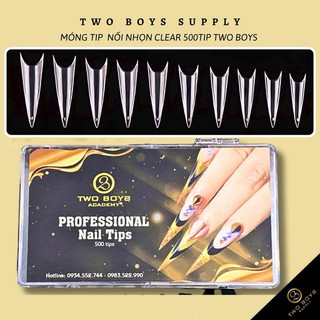 Móng giả nối đắp bột đắp gel ♥️  500 TÍP ♥️  Móng nhựa mỏng, dẽo , khó gãy,tip nhọn siêu dài 3xxl 120tip