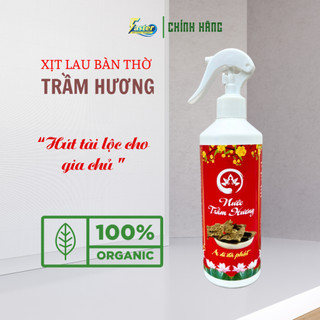 Nước lau bàn thờ, bao sái bàn thờ Trầm hương tự nhiên, Faster 500ml