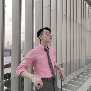 Áo sơ mi hồng nhập khẩu Thom Brown