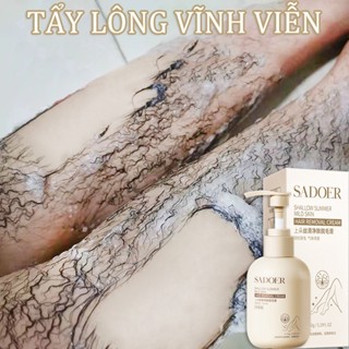 Kem tẩy lông SADOER , tẩy lông vùng kín , bikini , nách, tay, chân, triệt lông an toàn không đau rát dung tích 150ml