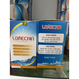 Nhiệt miệng pháp lomecain lọ 500 viên