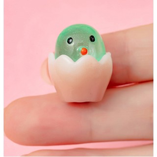 🍉(Set 10) Đồ chơi gà đẻ trứng mini phát sáng (2.1*1.9cm)🍉