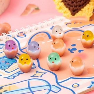🍉(Set 10) Đồ chơi gà đẻ trứng mini phát sáng (2.1*1.9cm)🍉