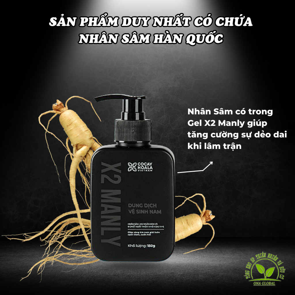Sữa Tắm Gội Nam 3in1 X2 MANLY Dung Dịch Vệ Sinh Nam Cao Cấp X2 MANLY COCAYHOALA VIETNAM Chính Hãng