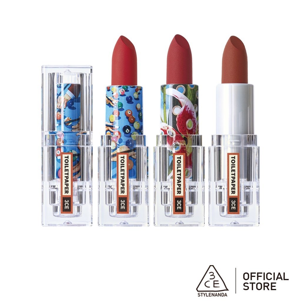 Son Thỏi Lì 3CE SOFT MATTE LIPSTICK [TOLET PAPER] 3.5g.