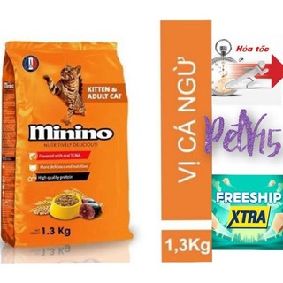 1.3kg Minino Tuna - Thức ăn hạt cho mèo mọi lứa tuổi
