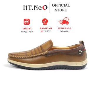 Giày công sở nam - Giày mọi nam HT.NEO da bò cao cấp ,thiết kế basic trẻ rung ,sang trọng ,thời thượng GM50