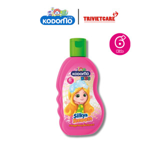 Dầu gội xả cho trẻ 2in1 chiết xuất tinh dầu hoa anh thảo kodomo silky and smooth dưỡng tóc chắc khỏe