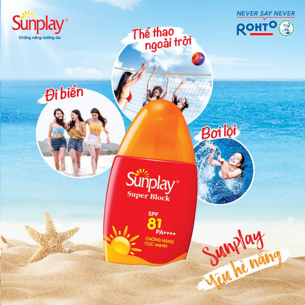 Sữa chống nắng Sunplay cực mạnh Sunplay Super Block SPF 81, PA++++ 30g