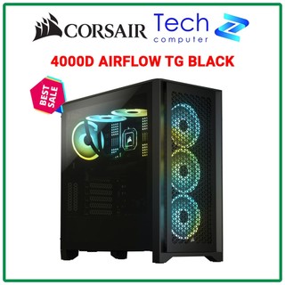 Vỏ case corsair 4000d airflow tg black