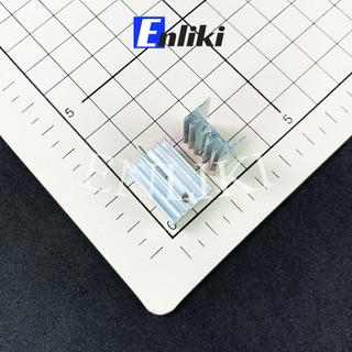 Tản Nhiệt Nhôm TO220 15x10x20mm Màu Trắng